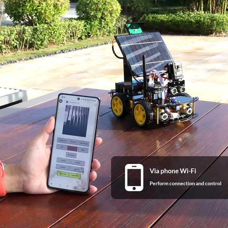 Coding Robot Toy - Auto Robot Programmabile ESP32 CAM a
