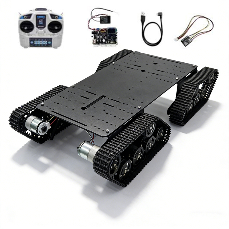 Coding Robot Toy - Carro Armato RC Assemblato con Motore