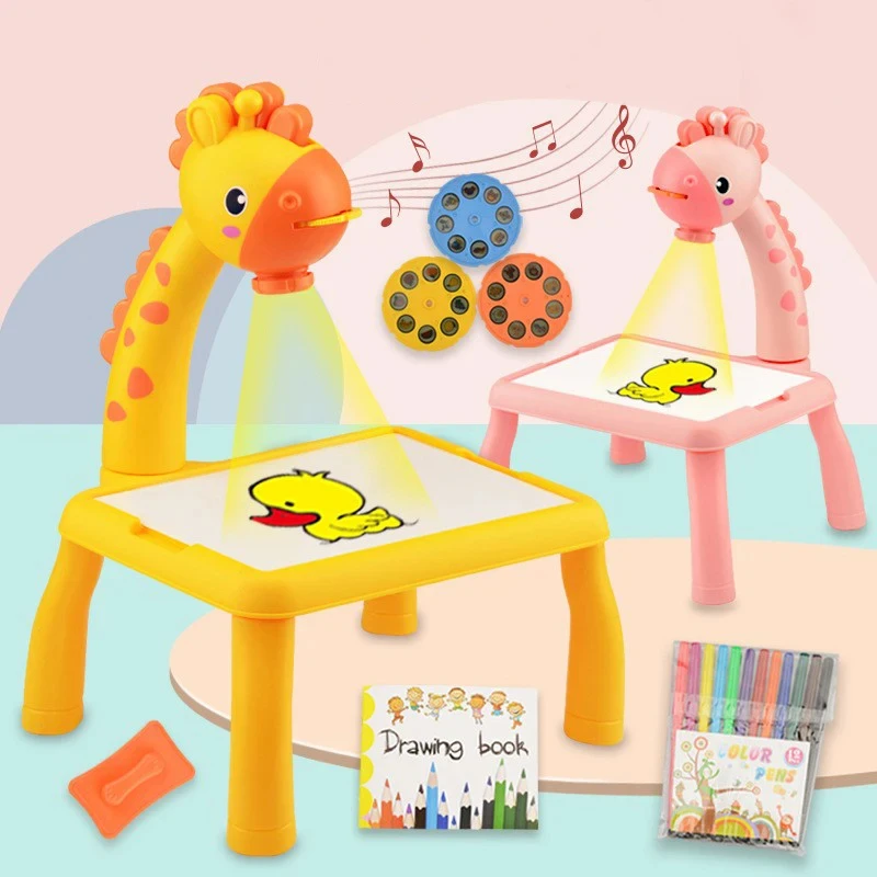 Drawing Projector Kids - Proiettore LED per bambini Tavolo da