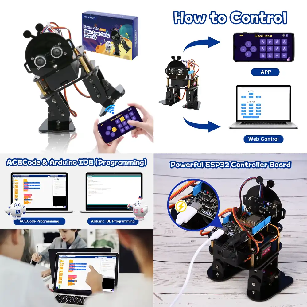 Coding Robot Toy - Set di Codifica DIY per Bambini