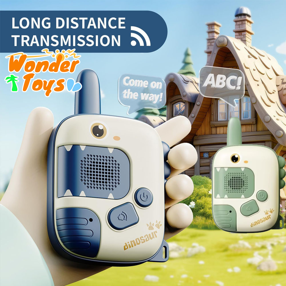 Kids Education Mobile - 2 Pezzi Dinosauro Walkie Talkie Bambini
