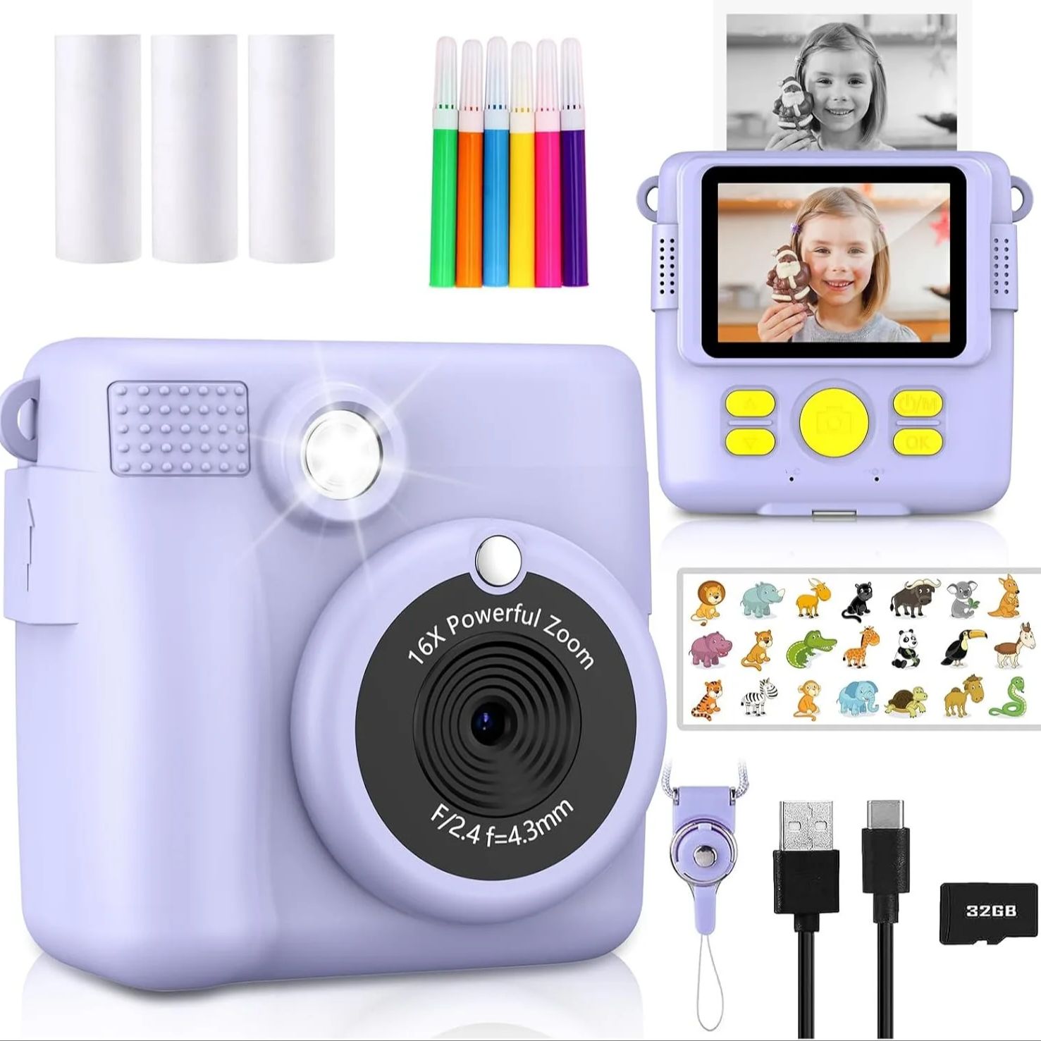 InstantPrint Camera per bambin - Kids Physical Education Videos recensione e prezzo