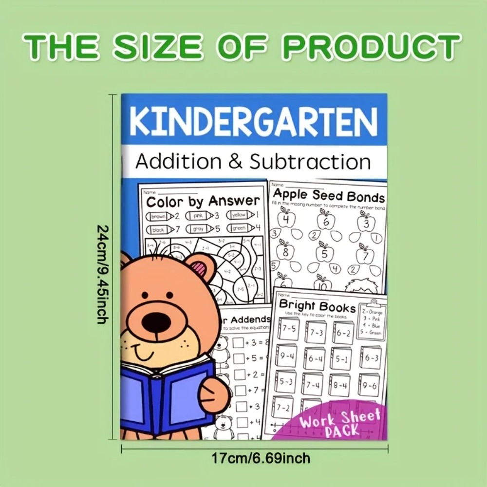 Esercizi di addizione e sottra - Kids Education Worksheet recensione e prezzo