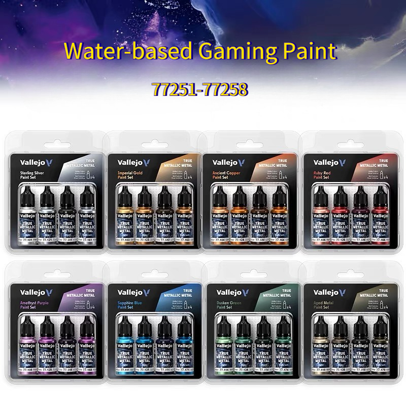 Set di 4 Colori Metallici Vall - Tamiya Model Paint Set recensione e prezzo